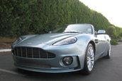 Jaguar XK Convertible transformat in Aston Martin Vanquish