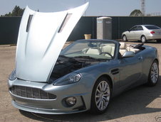 Jaguar XK Convertible transformat in Aston Martin Vanquish