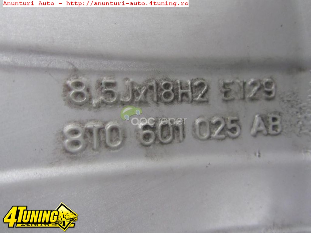 Janta 18 originala Audi A4 8K A5 8T cod OEm 8T0601025AB