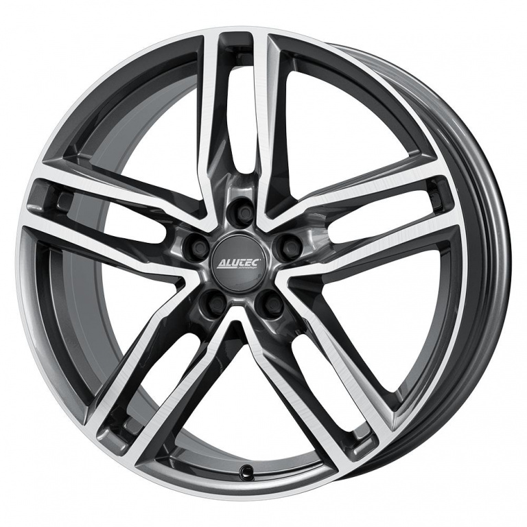 Janta aliaj ALUTEC IKENU 8x19 5X108 ET42 GRAPHIT FRONTPOLIERT