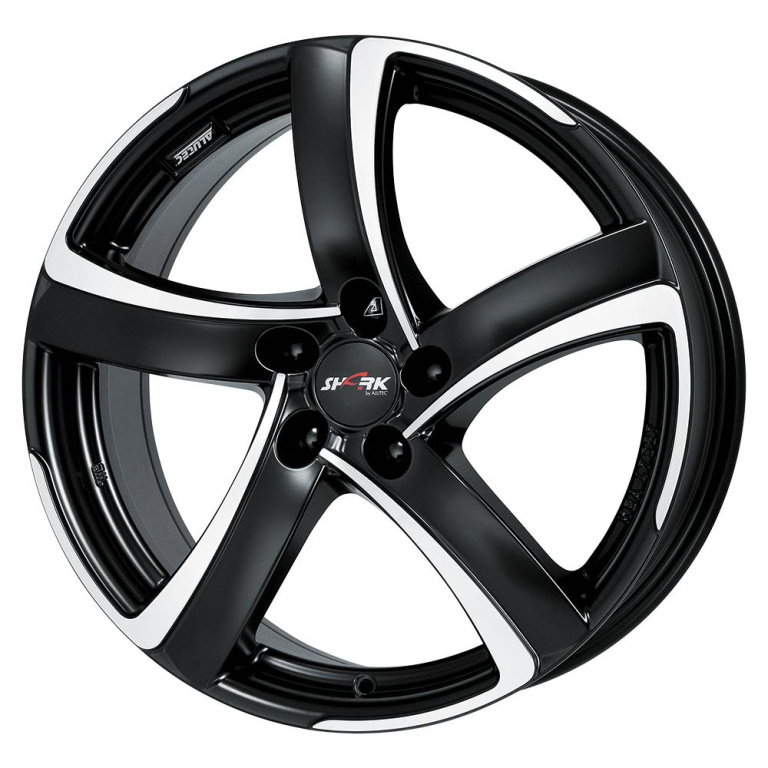Janta aliaj ALUTEC SHARK 7.5x17 5X114.3 ET38 RACING SCHWARZ FRONTPOLIERT