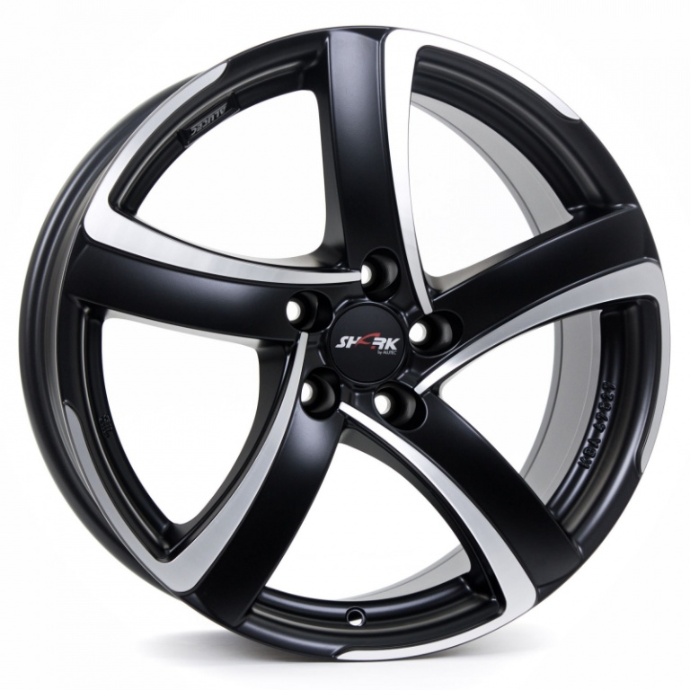 Janta aliaj ALUTEC SHARK 8x18 5X112 ET45 RACING SCHWARZ FRONTPOLIERT