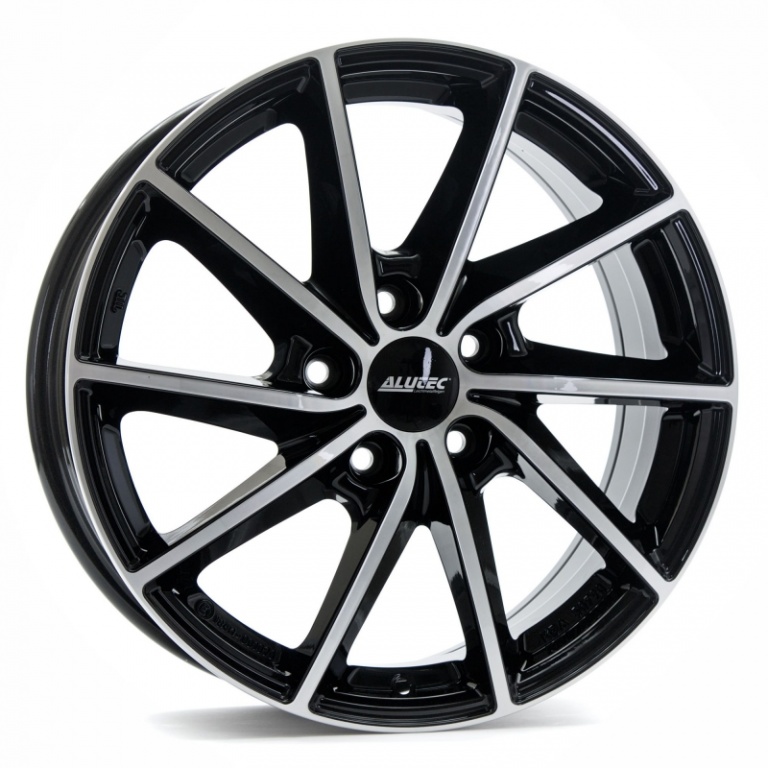 Janta aliaj ALUTEC SINGA 6.5x16 5X114.3 ET45 DIAMANT-SCHWARZ-FRONTPOLIERT