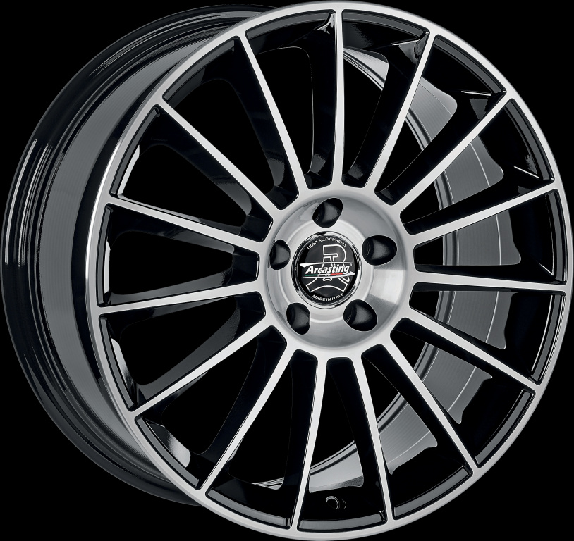 Janta aliaj Arcasting ICESTORM 8.5x20 5x112 ET45 CB66.6 Black polished