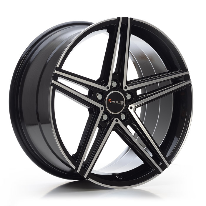 Janta aliaj AVUS AC-515K BLACK POLISHED 9.5x19 5x112 ET35