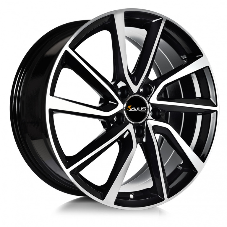 Janta aliaj Avus AC-518 BLACK POLISHED CB56.6 5/105 16X6.5 ET39