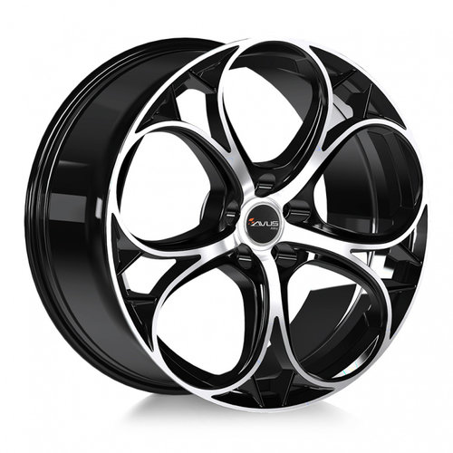 Janta aliaj Avus AC-520 BLACK POLISHED CB65.1 5/110 19X8 ET33