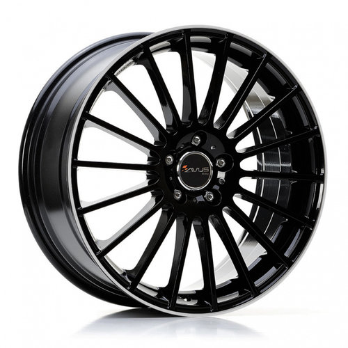 Janta aliaj Avus AC-M03 BLACK POLISHED LIP CB65.1 4/108 16X6.5 ET25