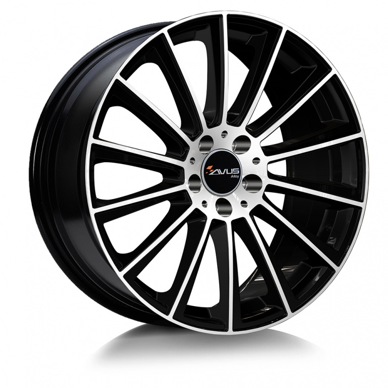Janta aliaj AVUS AC-M07 BLACK POLISHED 8.5x20 5x112 ET50