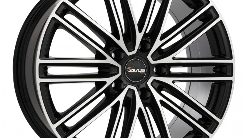 Janta aliaj Avus AC-M08 BLACK POLISHED CB71.6 5/130 20X9.5 ET71