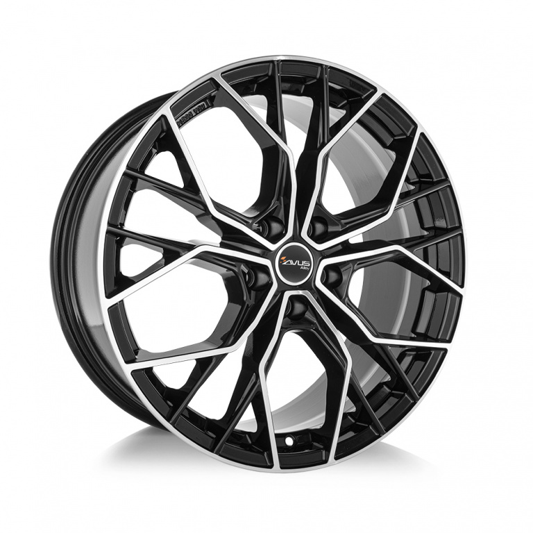 Janta aliaj AVUS AC-M10 BLACK POLISHED 8.5x19 5x120 ET35
