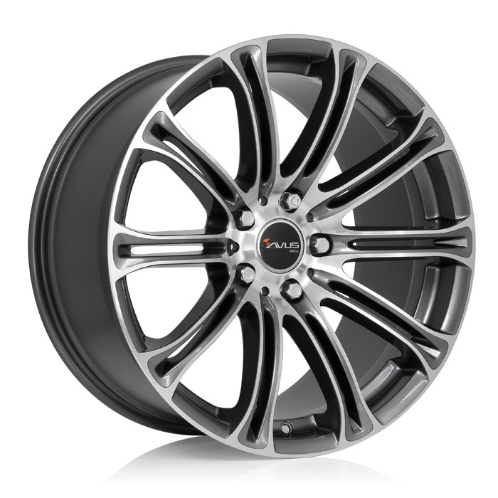 Janta aliaj Avus AC-MB1 ANTHRACITE POLISHED CB72.6 5/120 20X9.5 ET45