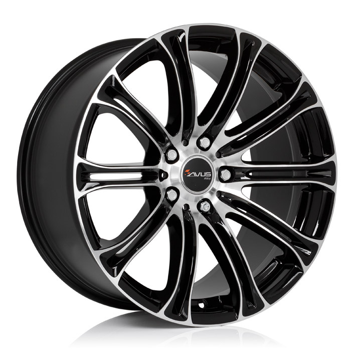 Janta aliaj AVUS AC-MB1 BLACK POLISHED 8.5x19 5x120 ET30
