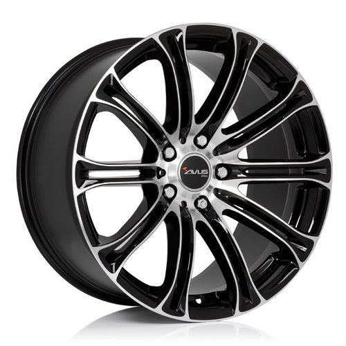 Janta aliaj AVUS AC-MB1 BLACK POLISHED 8.5x19 5x120 ET34
