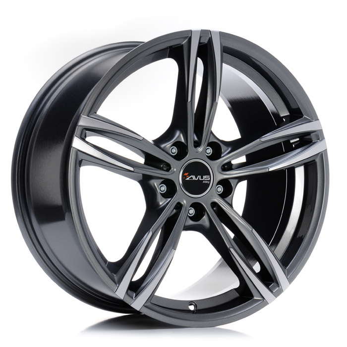 Janta aliaj AVUS AC-MB3 ANTHRACITE POLISHED 9.5x20 5x112 ET40