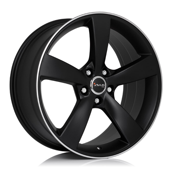 Janta aliaj AVUS AF10 MATT BLACK POLISHED 10x21 5x112 ET50