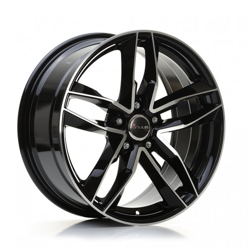 Janta aliaj AVUS AF16 BLACK POLISHED 9x20 5x112 ET35