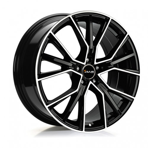 Janta aliaj Avus AF18 BLACK POLISHED CB66.6 5/112 22X10 ET35