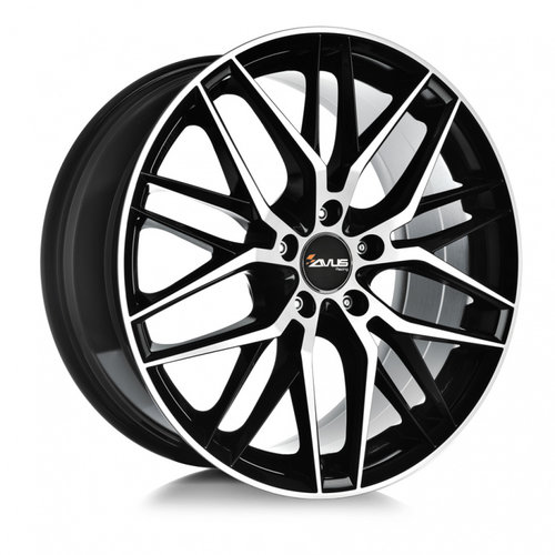 Janta aliaj AVUS AF19 - RW 0.1 BLACK POLISHED 8.5x19 5x112 ET30