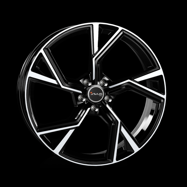 Janta aliaj Avus AF20 BLACK POLISHED CB57.1 5/112 19X8.5 ET48