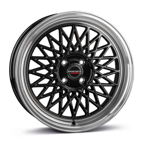 Janta aliaj Borbet B BRP - black rim polished CB64 4/100 17X7.0 ET38