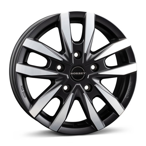 Janta aliaj Borbet CW5 6.5x16 5x160 ET60 BPM - black polished matt