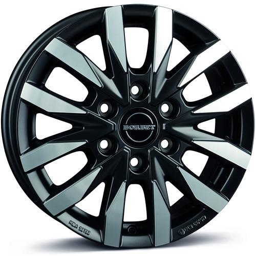 Janta aliaj Borbet CW6 6.5x16 6x130 ET62 BPM - black polished matt