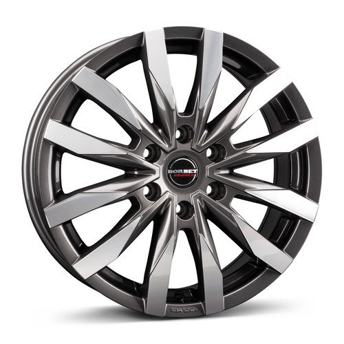 Janta aliaj Borbet CW6 MAGP - Mistral anthracite glossy polished CB100.1 6/139.7 18X7.5 ET35