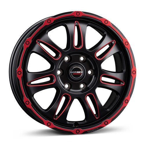 Janta aliaj Borbet CW8 8.0x18 5x118 ET50 RRWPM - red rim window polished matt