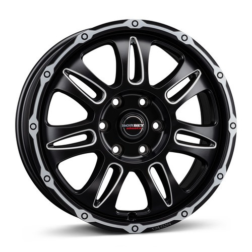 Janta aliaj Borbet CW8 8.0x18 5x130 ET45 BRWPM - black rim window polished matt