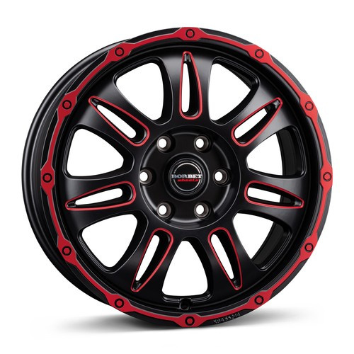 Janta aliaj Borbet CW8 8.0x18 5x130 ET50 RRWPM - red rim window polished matt