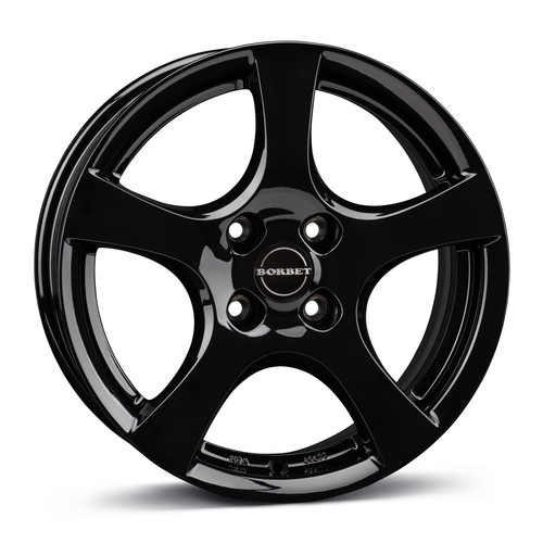Janta aliaj Borbet F 6.0x15 4x100 ET35 BG - Black Glossy