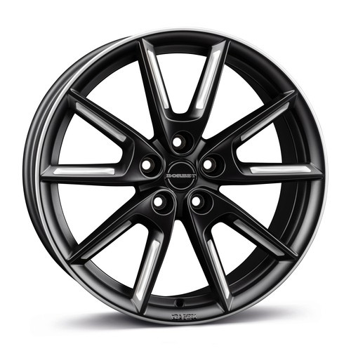 Janta aliaj Borbet LX18 8.0x18 5x114.3 ET48 BMSSR - Black Matt Silver Spoke Rim