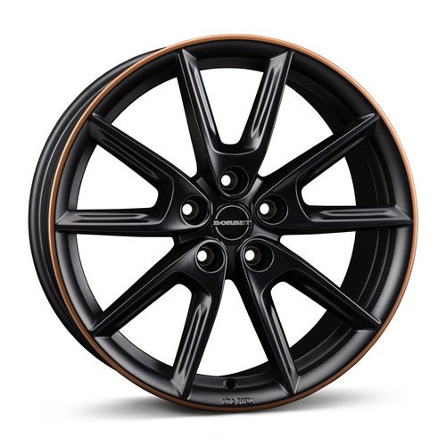 Janta aliaj Borbet LX18 BMRC - Black Matt Rim Cooper CB57.1 5/112 18X8.0 ET44