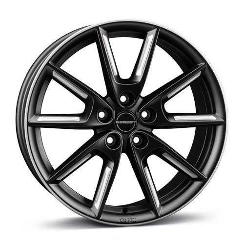 Janta aliaj Borbet LX18 BMSSR - Black Matt Silver Spoke Rim CB72.6 5/114.3 18X8.0 ET40
