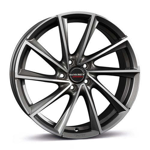 Janta aliaj Borbet VTX 8.0x18 5x112 ET48 GP - Graphite polished