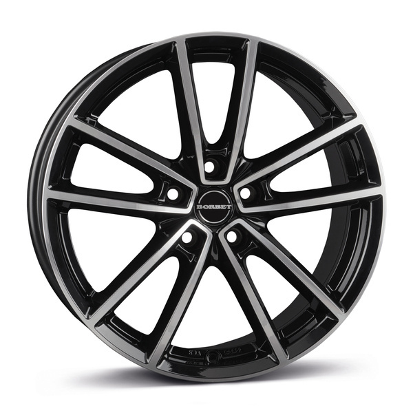 Janta aliaj Borbet W 7.0x17 5x112 ET43 BPG - Black polished glossy