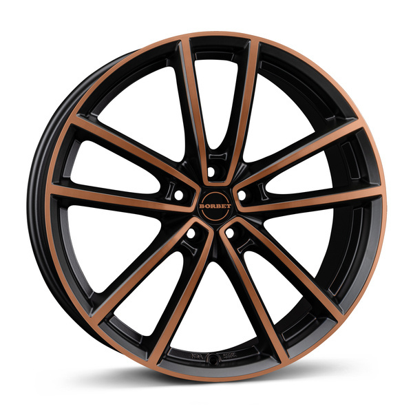Janta aliaj Borbet W BCPM - black cooper polished matt CB66.5 5/112 18X8.0 ET40