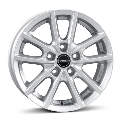 Janta aliaj Borbet W CS - Crystal silver CB72.6 5/108 15X6.0 ET43