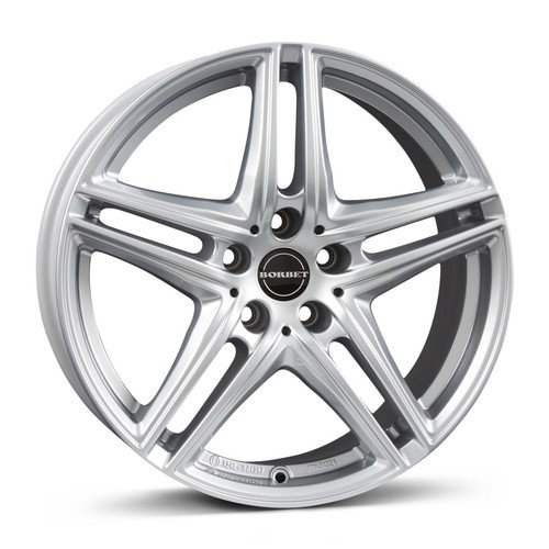 Janta aliaj Borbet XR BS - brilliant silver CB72.6 5/120 16X7.0 ET31