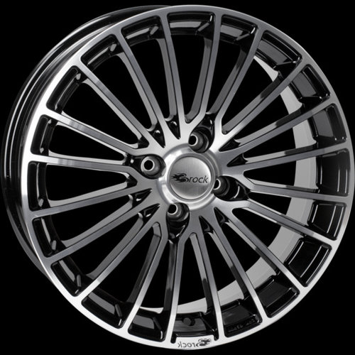 Janta aliaj Brock B24 7.5x17 5x120 ET35 CB72.6 Black polished