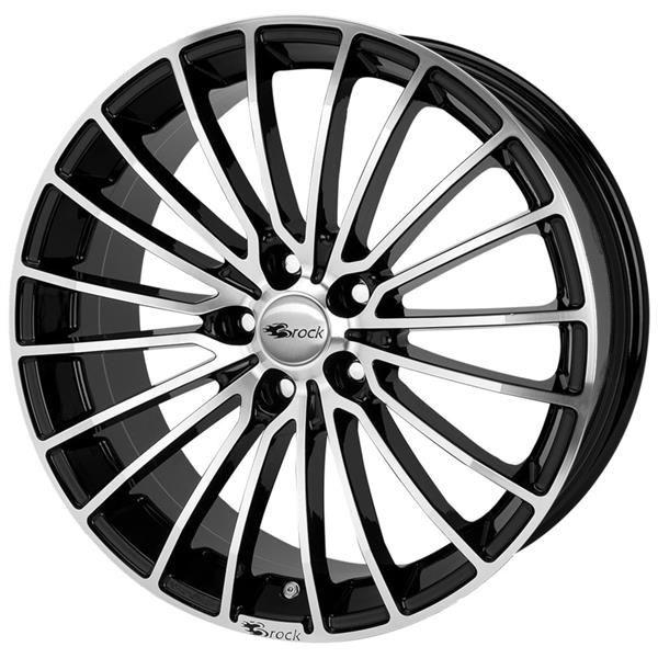 Janta aliaj Brock B24 8.0x19 5x114.3 ET38 SGVP - Schwarz Glanz Voll-Poliert (SGVP)