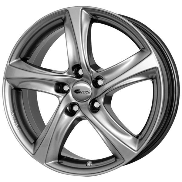 Janta aliaj Brock B25 8.0x18 5x114.3 ET48 CSS - Chromsilber (CSS)