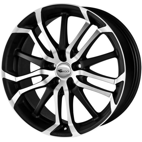 Janta aliaj Brock B26 7.5x17 5x100 ET38 SMVP - Schwarz Matt Voll-Poliert (SMVP)