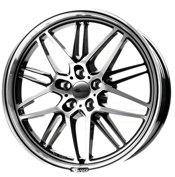 Janta aliaj Brock B28 8.5x19 5x114.3 ET45 SGVP - Schwarz Front-Poliert