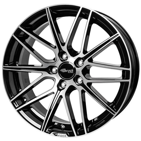 Janta aliaj Brock B34 8.0x18 5x100 ET38 SGVP - Schwarz Glanz Voll-Poliert (SGVP)
