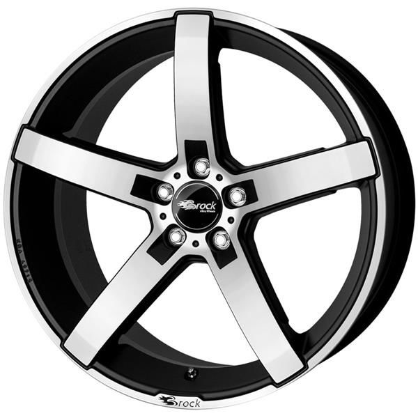 Janta aliaj Brock B35 9.0x20 5x108 ET45 SMVP - Schwarz Matt Voll-Poliert (SMVP)