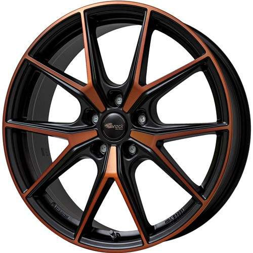 Janta aliaj BROCK B40 BOM - Black Orange Matt CB57.1 5/112 19X8.0 ET50