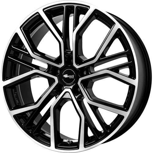 Janta aliaj BROCK B41 SGVP - Schwarz Front-Poliert CB66.5 5/112 20X9.0 ET35