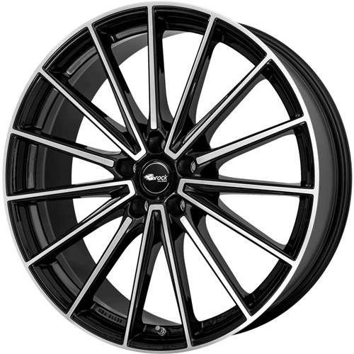 Janta aliaj BROCK B43 SGVP - Schwarz Front-Poliert CB66.5 5/112 19X8.0 ET45